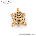 32682 xuping animal 18k kupferlegierung goldschildkröte mode anhänger